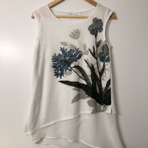 3/$20 💥Cleo asymmetrical sleeveless top